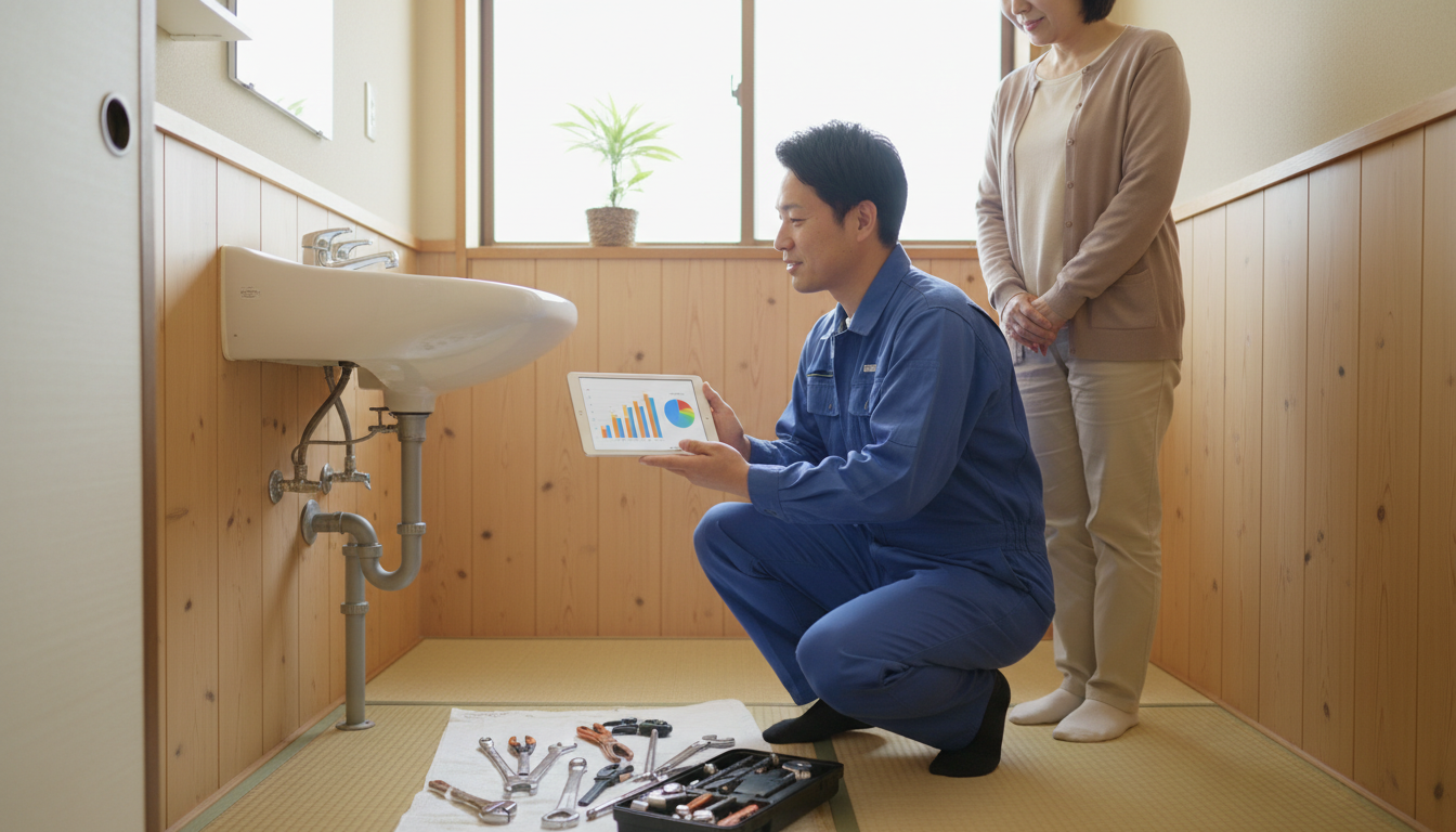 優良な水道修理業者を見極める5つのチェックポイントに関する画像