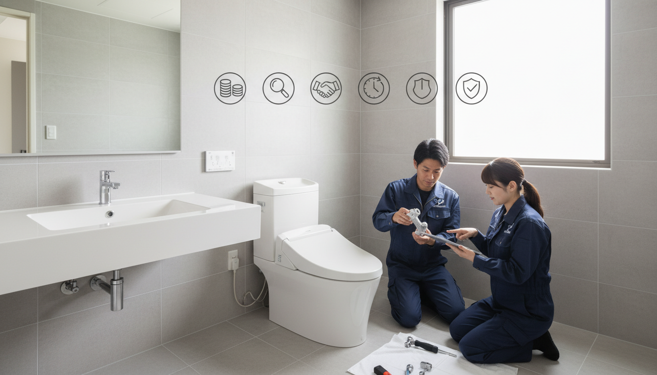 港区で失敗しない!トイレつまり修理業者の選び方5つのポイントに関する画像