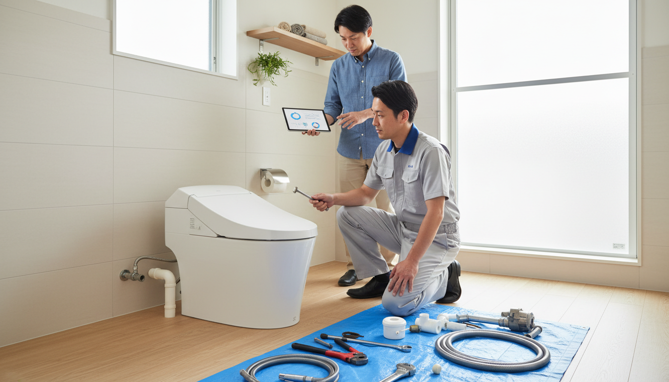 国分寺市でトイレつまり修理業者を選ぶ際の重要ポイントに関する画像