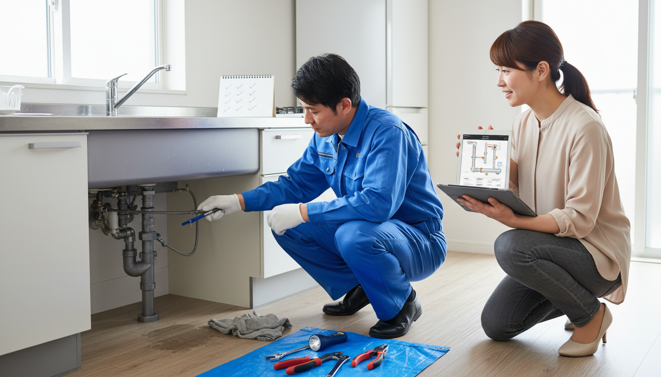 信頼できる水道業者を見極める5つのチェックポイントに関する画像