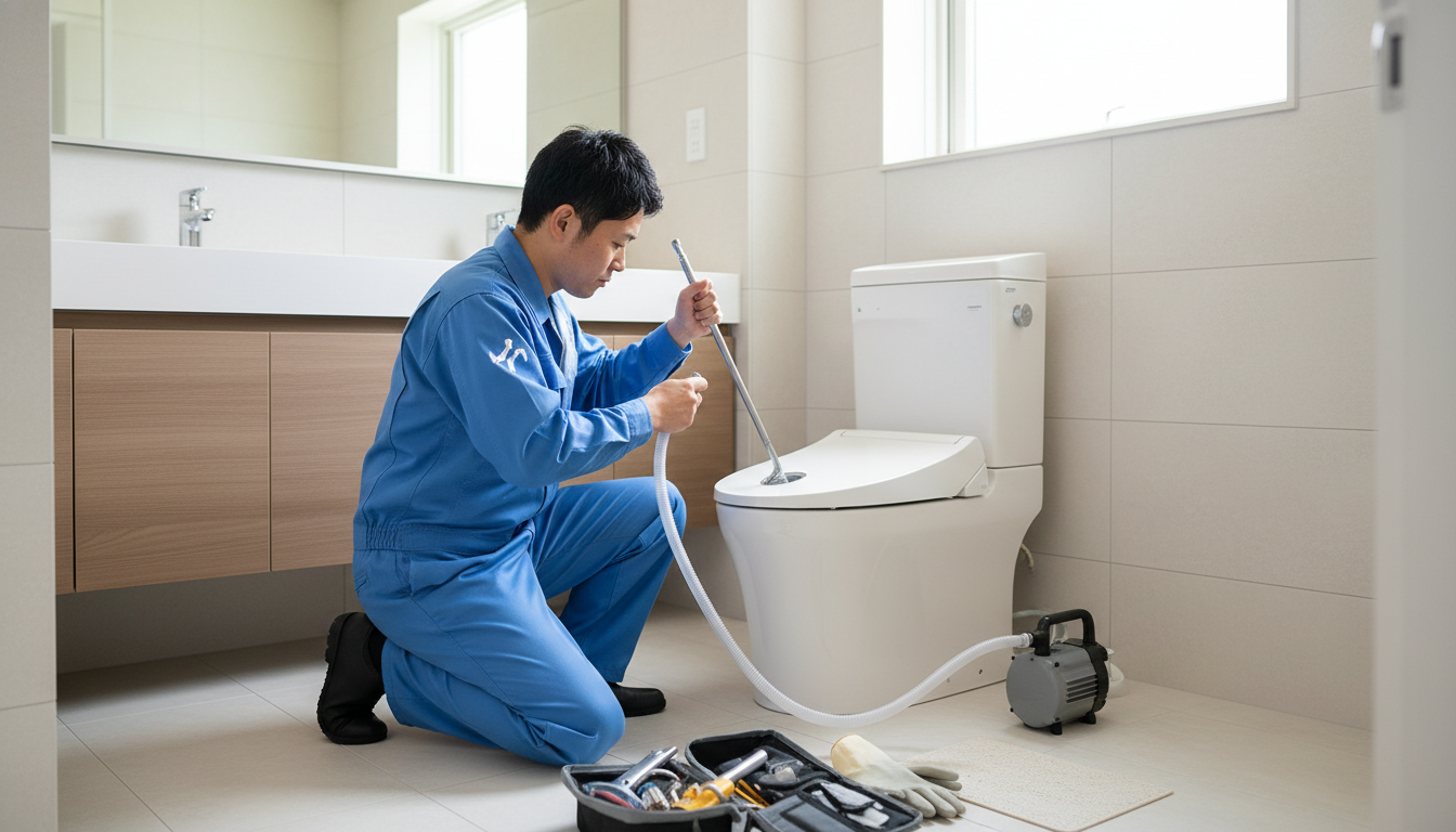 小金井市のトイレつまり修理にかかる料金相場に関する画像