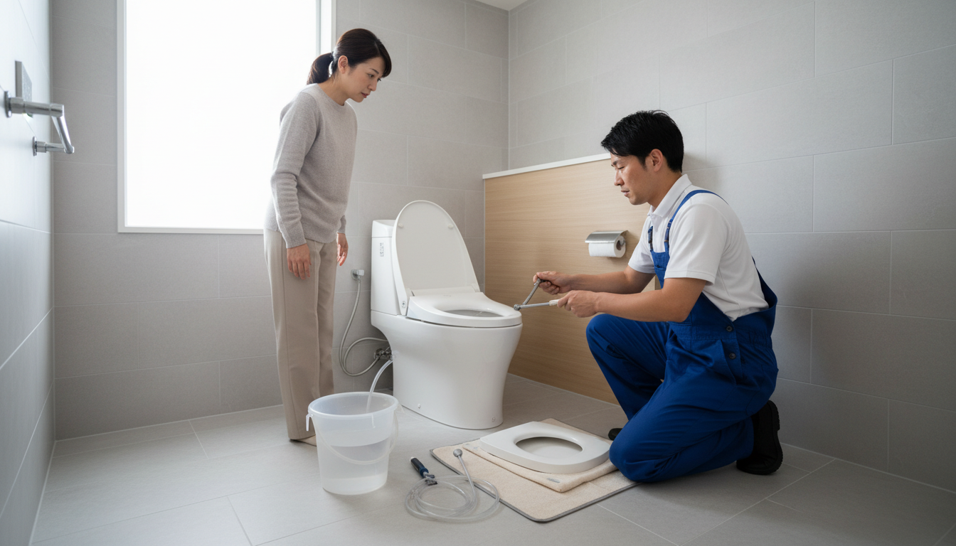 新宿区でトイレつまり修理業者を選ぶ際の重要ポイントに関する画像