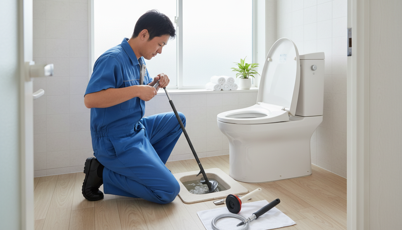 トイレつまりの原因別・料金相場の違いに関する画像