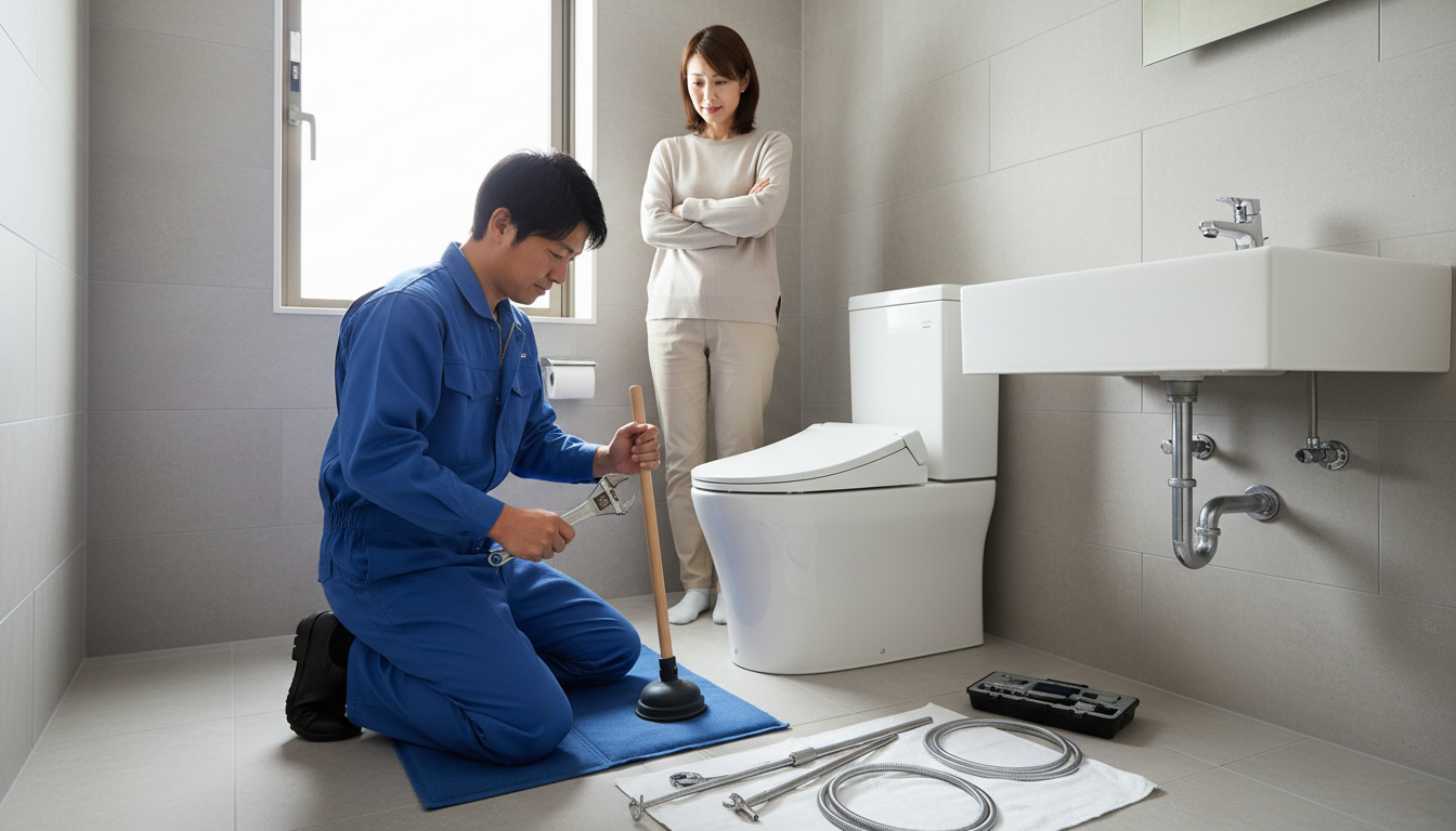 失敗しない！中野区で信頼できるトイレつまり修理業者を選ぶ5つのポイントに関する画像