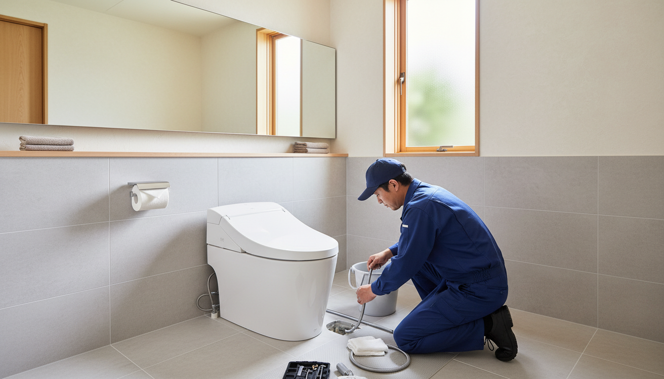 八王子市で信頼できるトイレつまり修理業者を選ぶ5つのポイントに関する画像