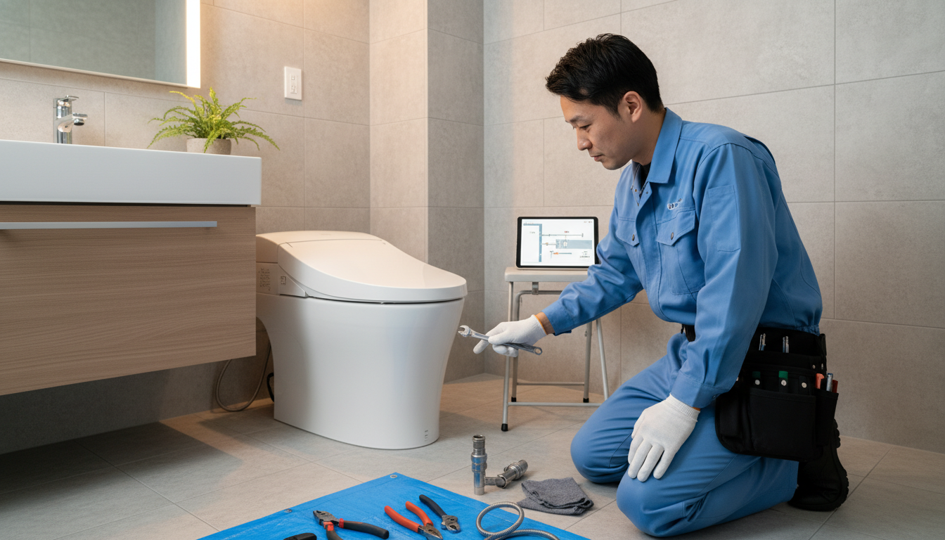 目黒区で信頼できるトイレつまり修理業者を選ぶ5つのポイントに関する画像