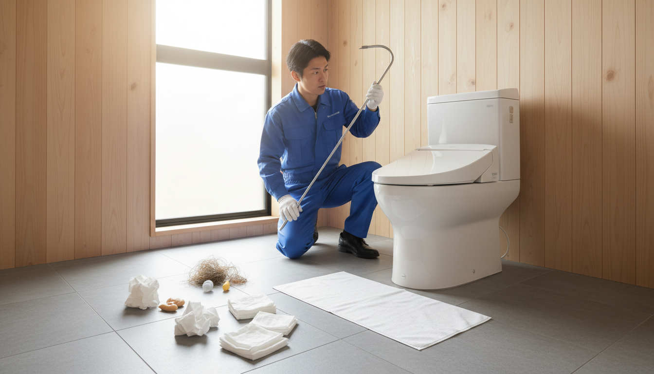 つまりの原因別・料金相場の違いに関する画像