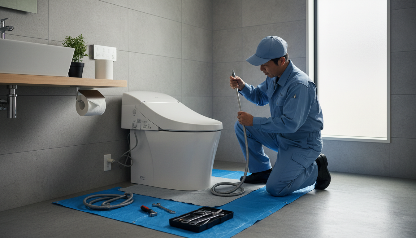 藍住町でのトイレつまり修理料金の相場と内訳に関する画像