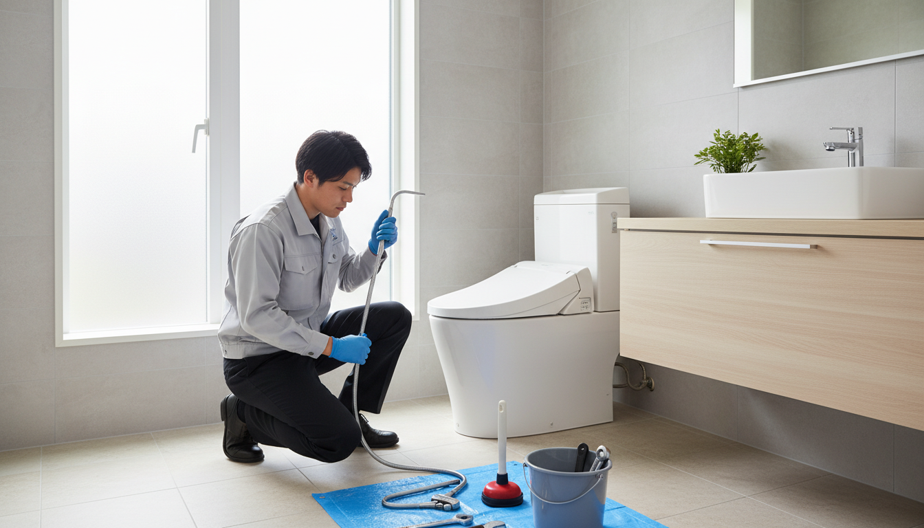 那須郡那須町のトイレつまり修理料金の相場に関する画像