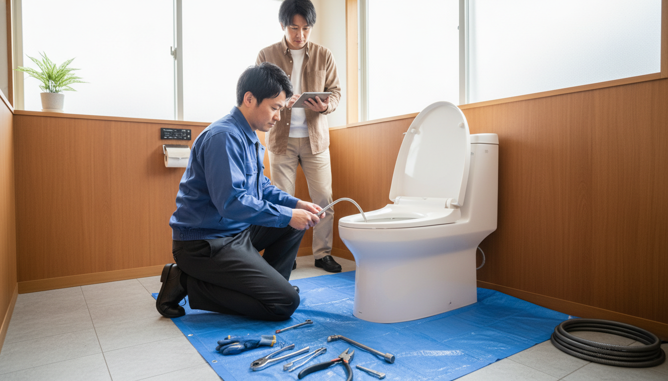 山添村のトイレつまり修理料金の相場はいくら？に関する画像