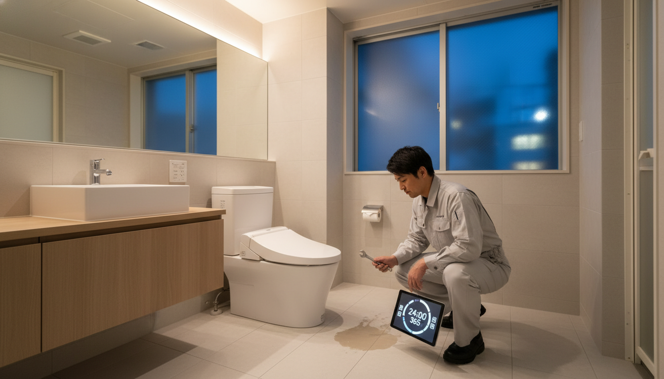 ポイント2:対応の速さと受付時間(24時間365日対応か)に関する画像