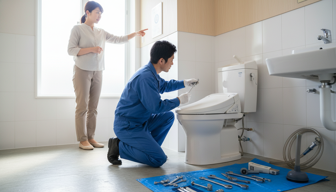失敗しない！直方市でのトイレつまり修理業者の選び方に関する画像