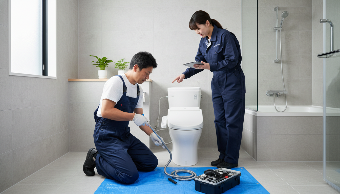 田川郡赤村のトイレつまり修理料金の相場は？費用内訳と価格帯に関する画像