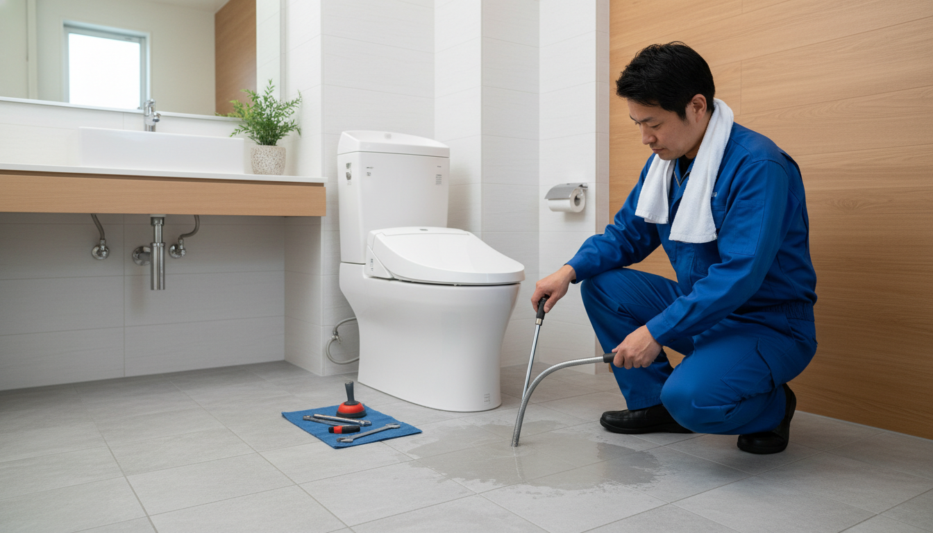 早良区のトイレつまり修理料金の相場は？に関する画像