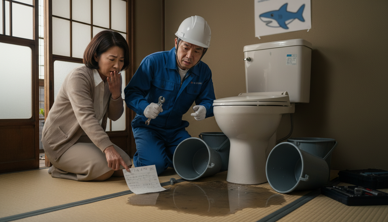 小倉南区で多発?悪徳な水道修理業者の手口と対策に関する画像