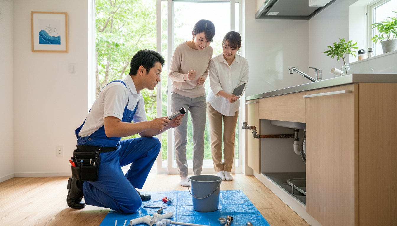 優良な水道修理業者を見分ける5つのポイントに関する画像