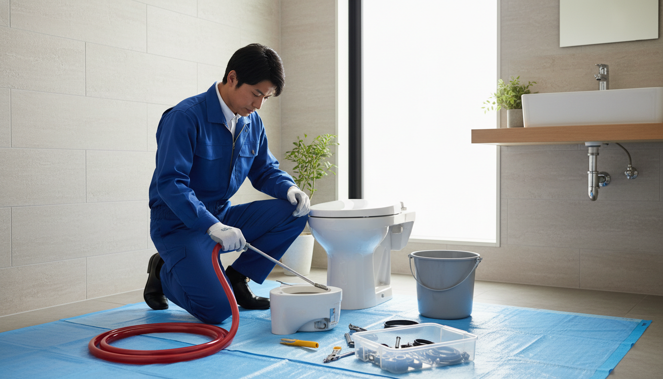 西脇市のトイレつまり修理にかかる料金相場と内訳に関する画像