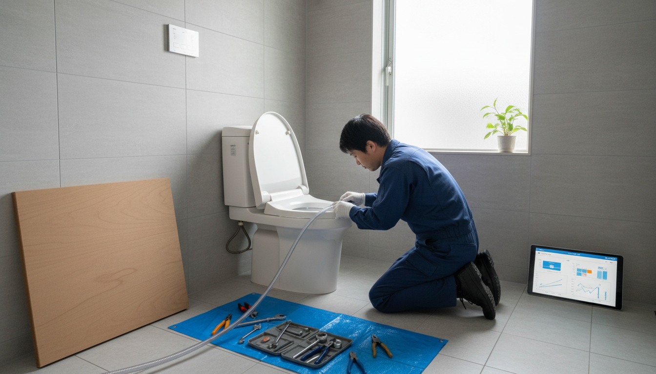 猪名川町のトイレつまり修理料金の相場を徹底解説に関する画像