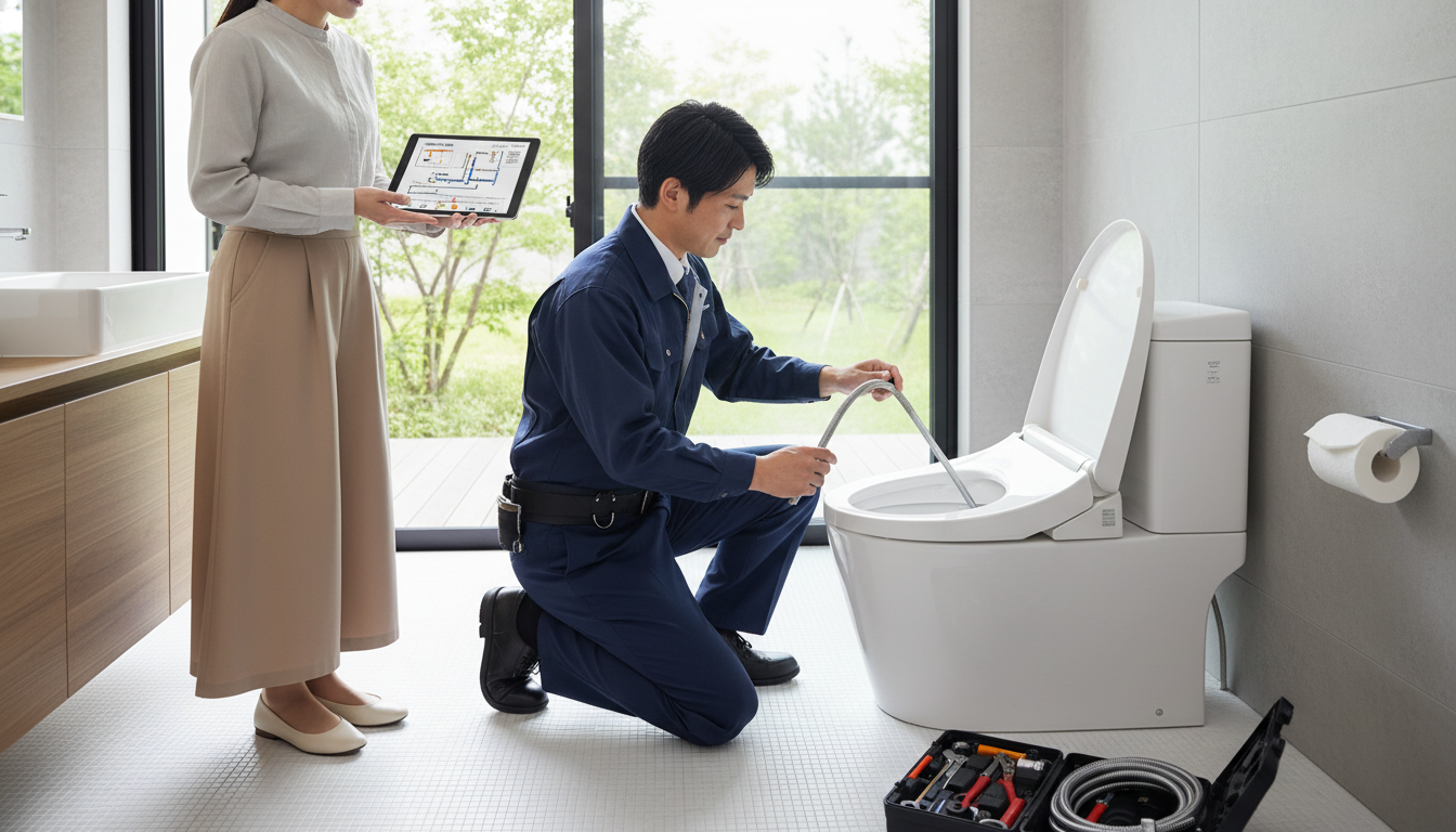 南あわじ市でトイレつまり修理業者を選ぶ際の重要ポイントに関する画像