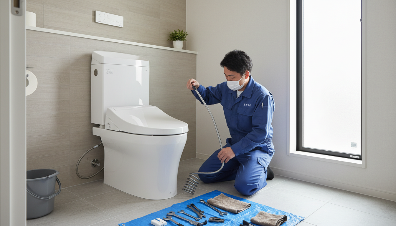 トイレつまりの修理料金相場｜上砂川町エリアに関する画像