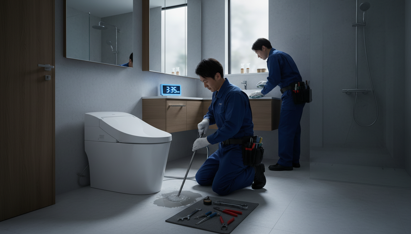 比較ポイント2：深夜・早朝も対応？受付時間と到着スピードに関する画像