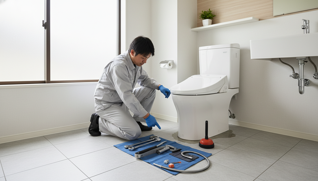 長万部町のトイレつまり修理にかかる料金相場と内訳に関する画像