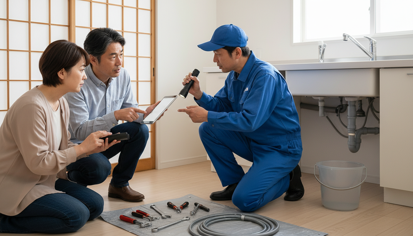 悪質な水道業者を避けるための5つのチェックポイントに関する画像