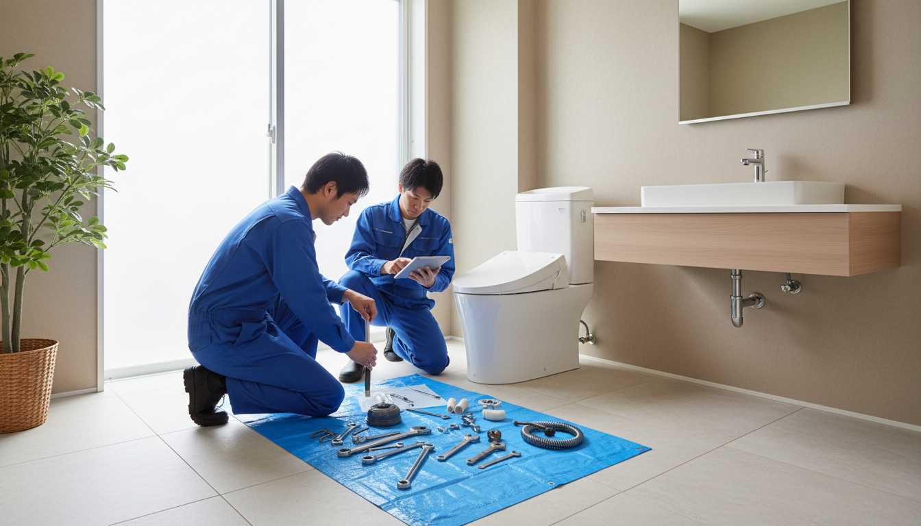 信頼できるトイレつまり修理業者の選び方に関する画像