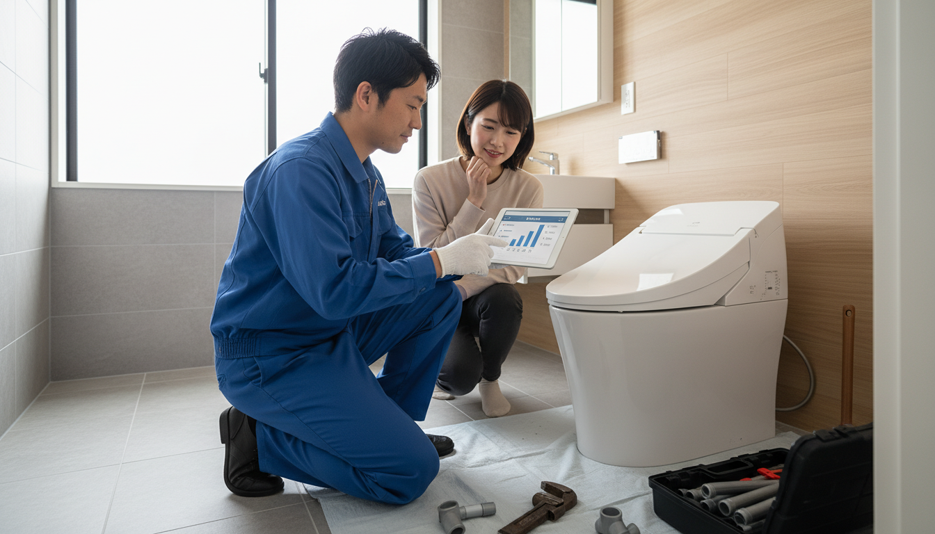 由仁町で信頼できるトイレつまり修理業者を選ぶ3つのポイントに関する画像