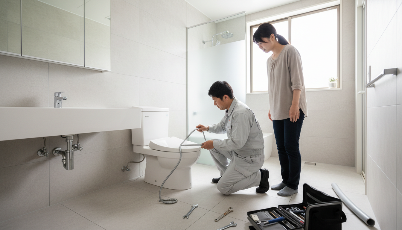 江差町のトイレつまり修理にかかる料金相場に関する画像