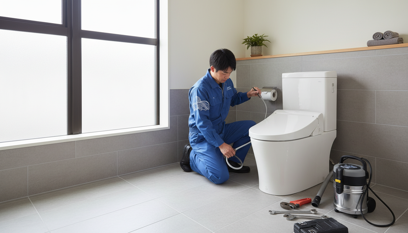 【料金相場】古座川町のトイレつまり修理費用はいくら?内訳と注意点に関する画像