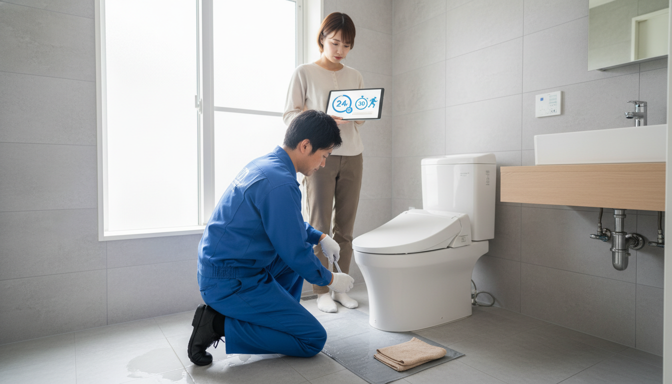 対応の速さと受付時間を確認に関する画像