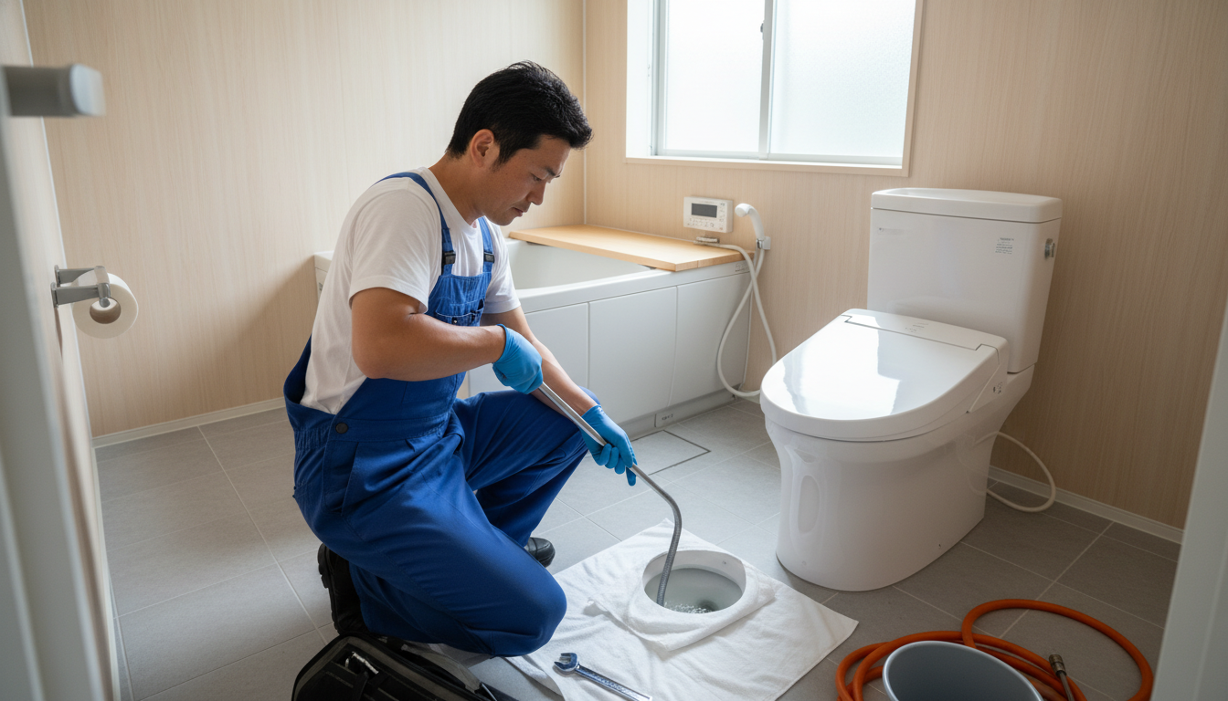 広川町のトイレつまり修理料金の相場は?に関する画像