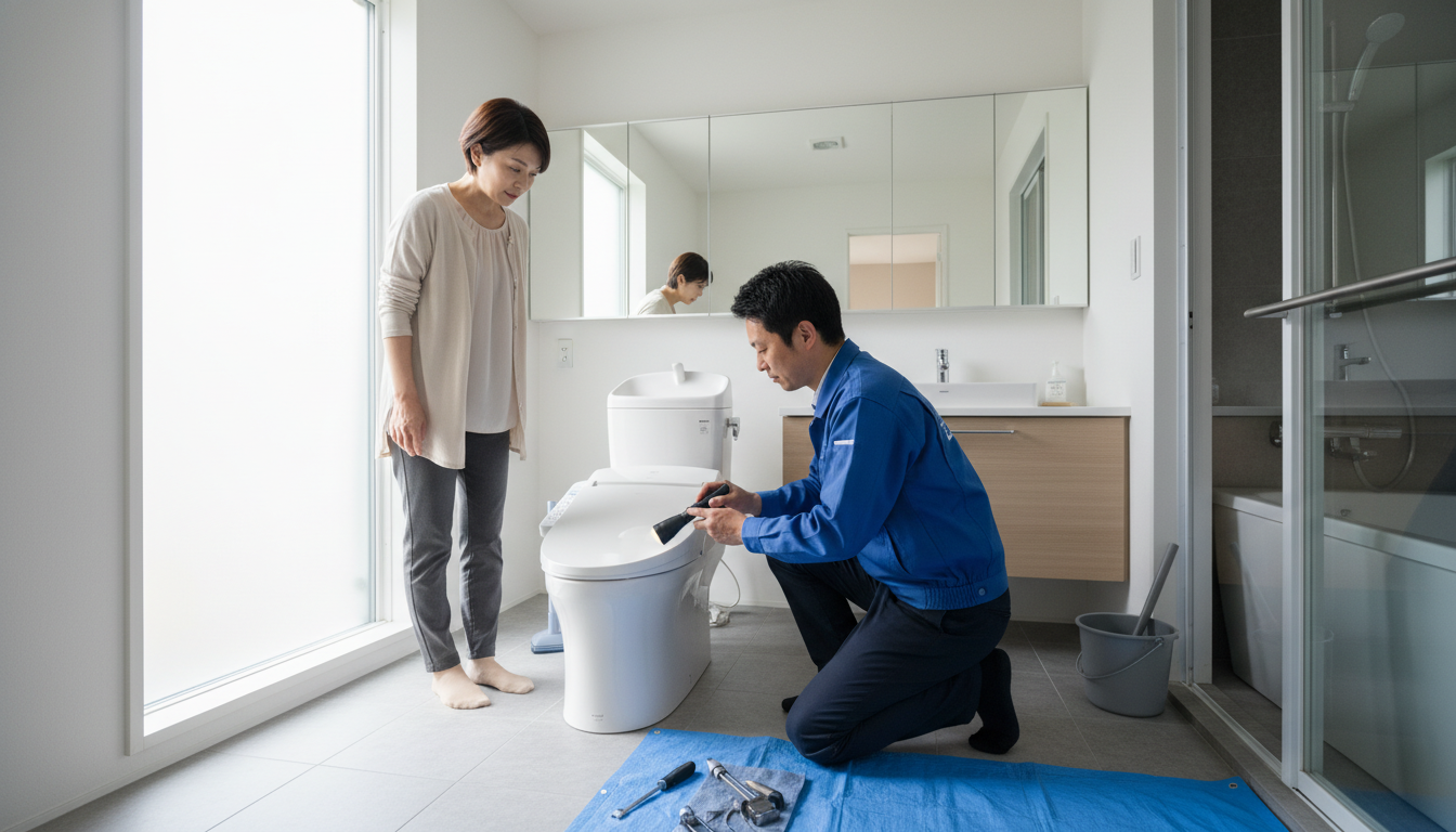 有田市のトイレつまり修理料金の相場は？に関する画像