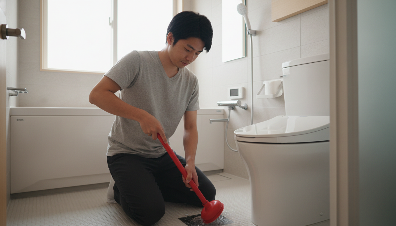 トイレつまりは自分で直せる?業者を呼ぶ前の確認事項に関する画像