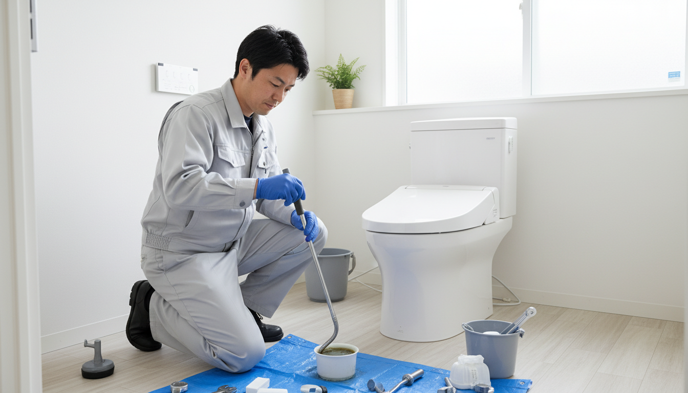 黒松内町のトイレつまり修理料金の相場に関する画像