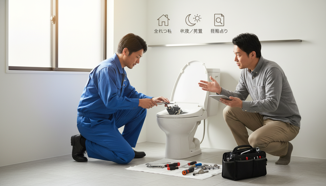 出張費・深夜早朝料金・見積もり時の注意点に関する画像