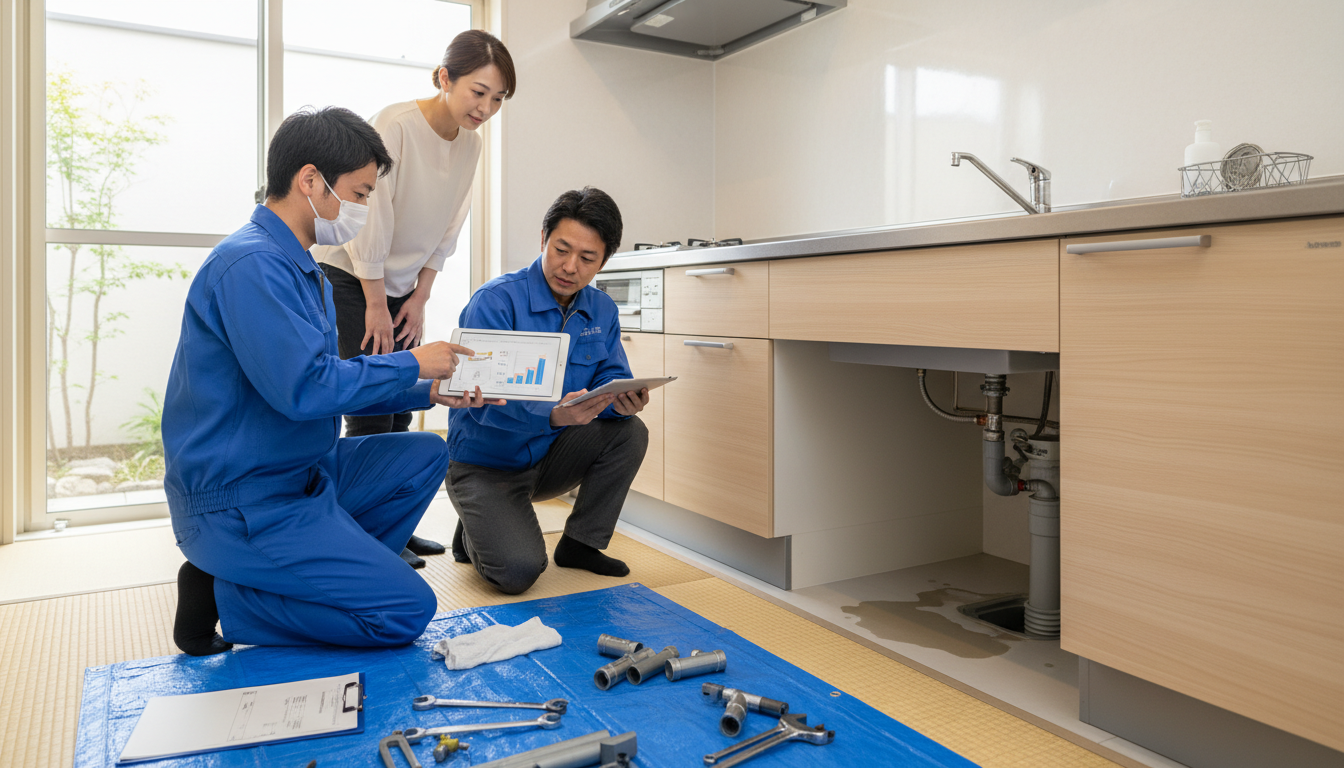 見積もり無料・水道局指定工事店かを確認するに関する画像