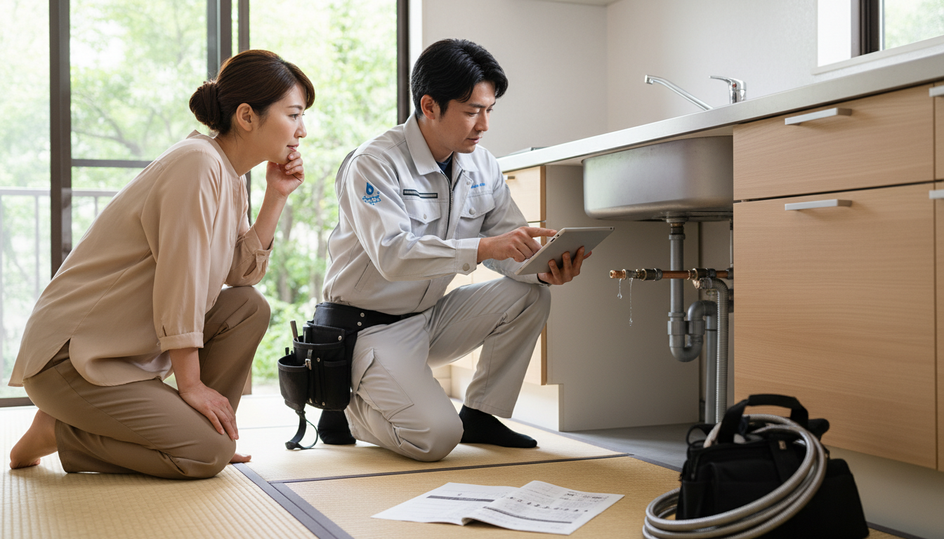 見積もり無料・水道局指定工事店かを確認するに関する画像