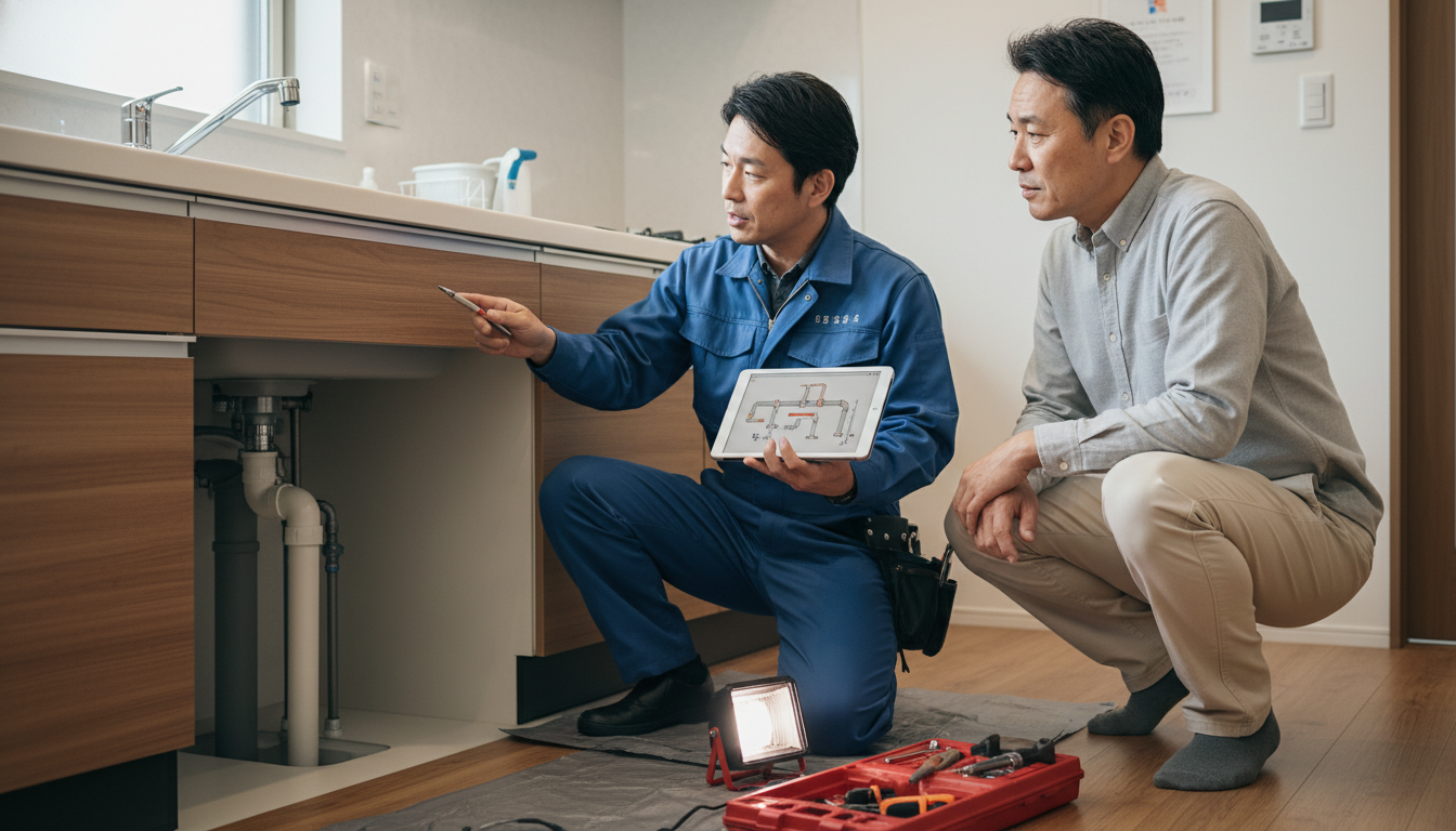 見積もり無料・水道局指定工事店かを確認するに関する画像