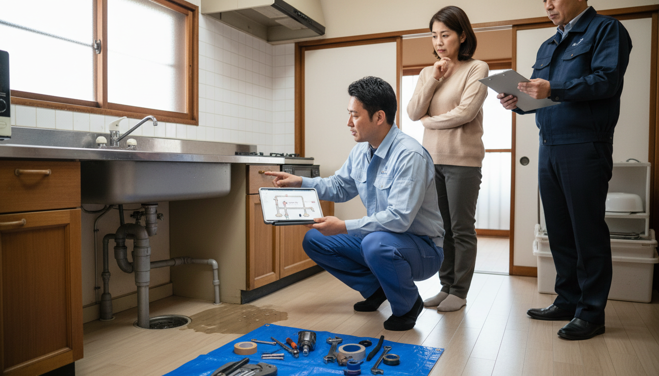 見積もり無料・水道局指定工事店かを確認するに関する画像