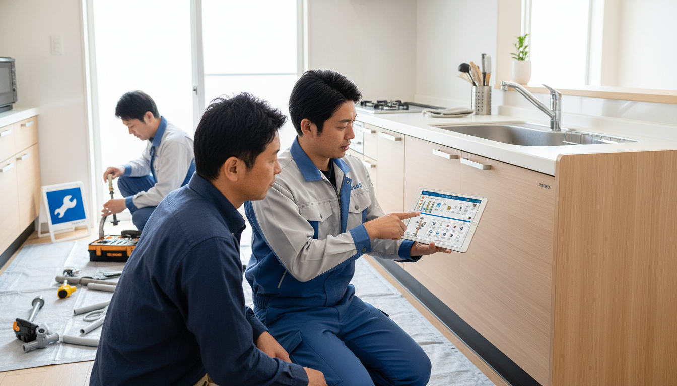 見積もり無料・水道局指定工事店かを確認するに関する画像