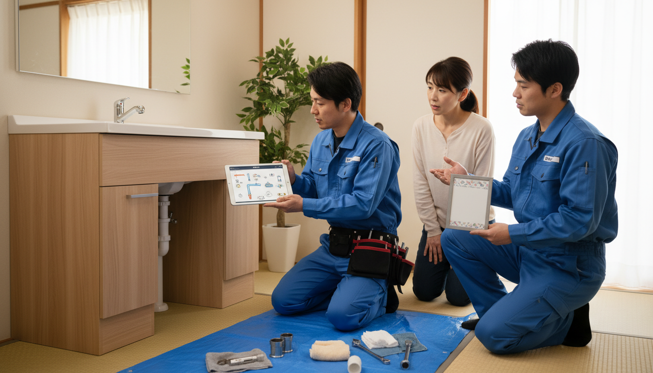 見積もり無料・水道局指定工事店かを確認するに関する画像