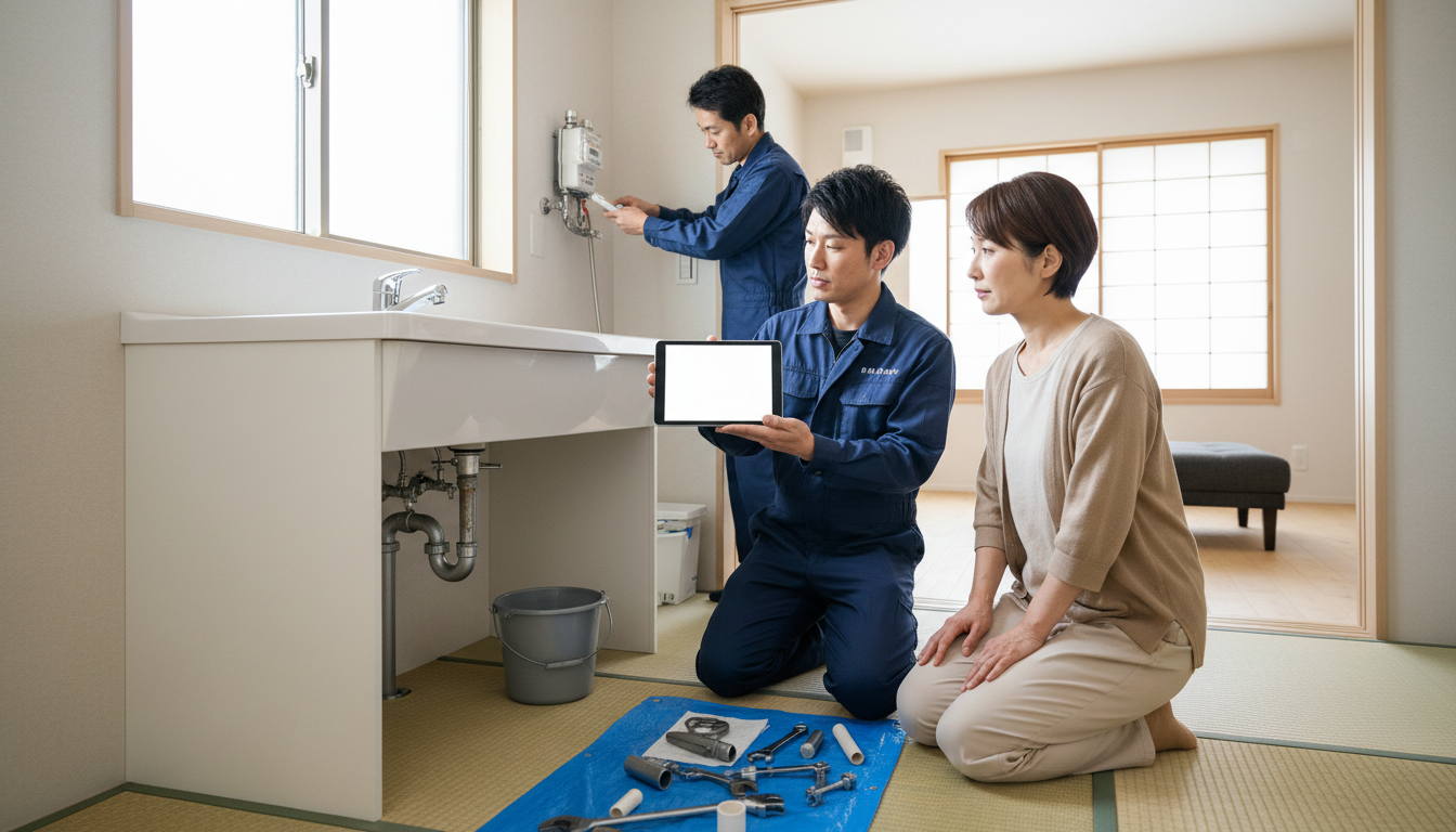 見積もり無料・水道局指定工事店かを確認するに関する画像