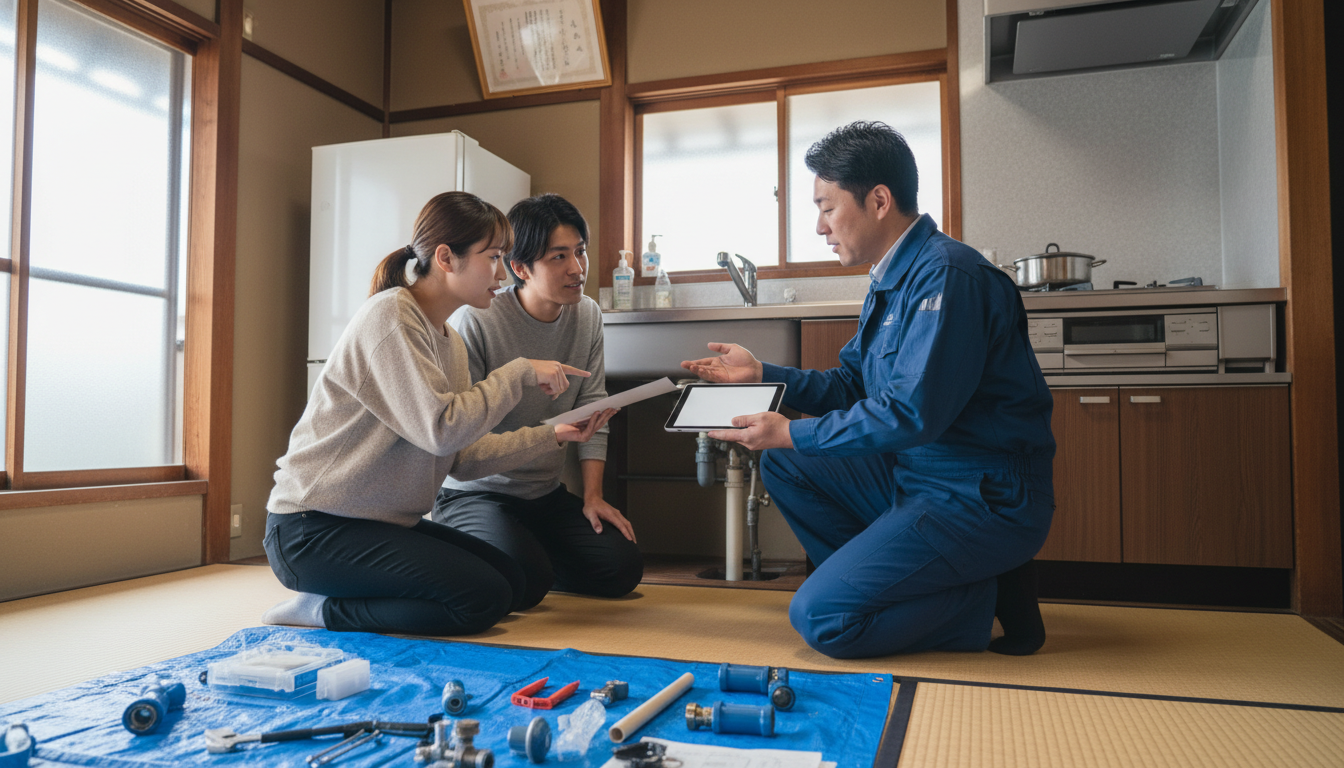 見積もり無料・水道局指定工事店かを確認するに関する画像