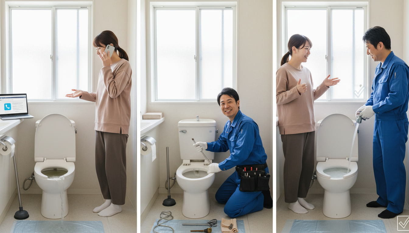 依頼から修理完了までの基本的な流れに関する画像