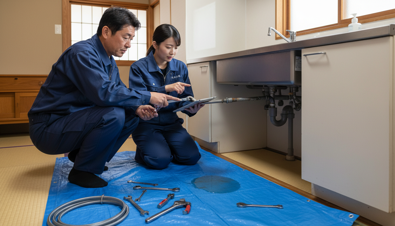 ポイント1:水道局指定工事店であるかに関する画像