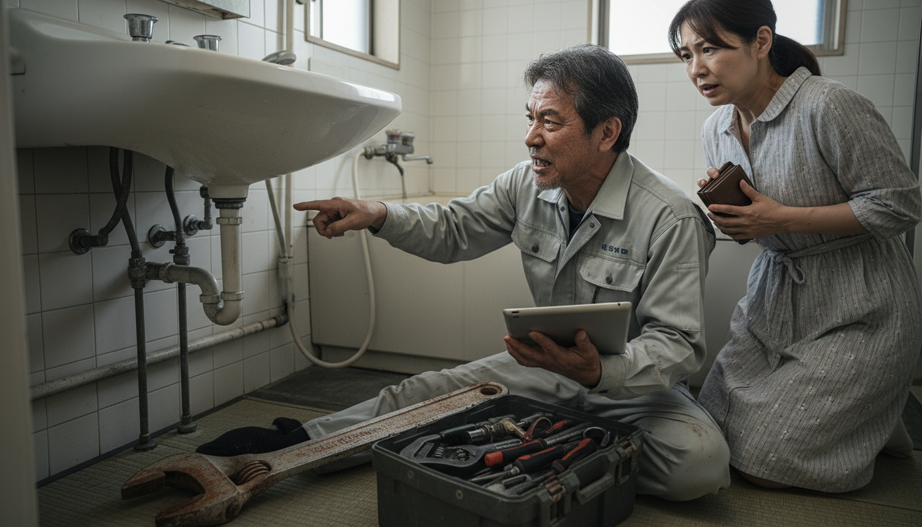 悪徳な水道修理業者に注意!よくある手口と見分け方に関する画像