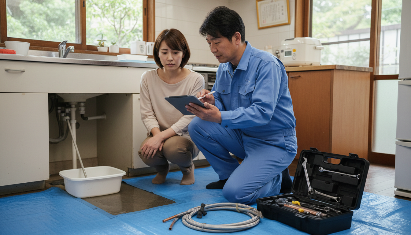 見積もり無料・水道局指定工事店かを確認するに関する画像