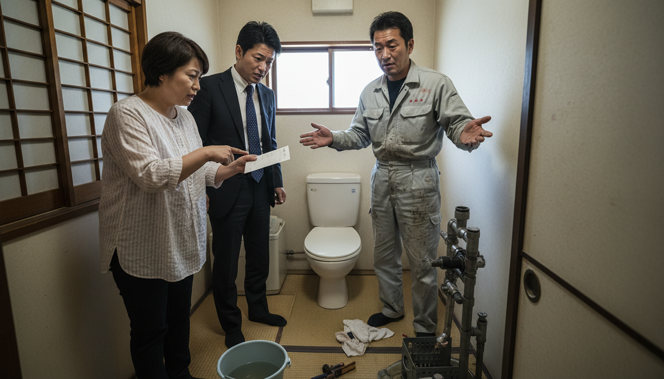 悪質な水道修理業者に注意！よくあるトラブル事例と回避策に関する画像